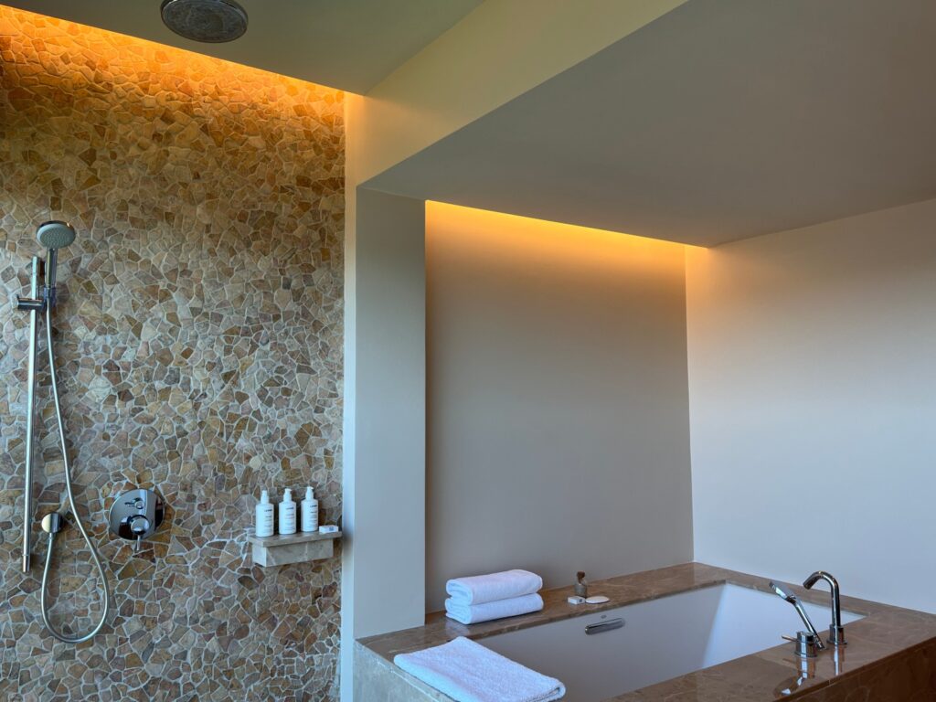 Andaz Bay View Suite Bathroom, Andaz Costa Rica Review