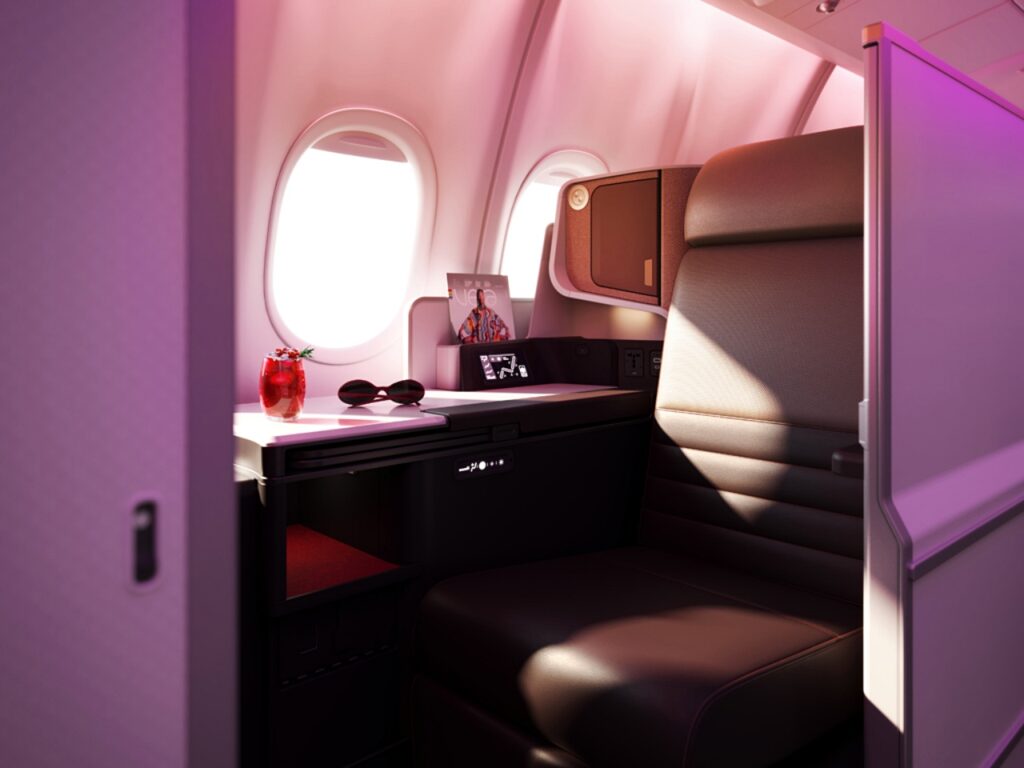 Fly Virgin Atlantic New Business Class to London for 56K Points One Way