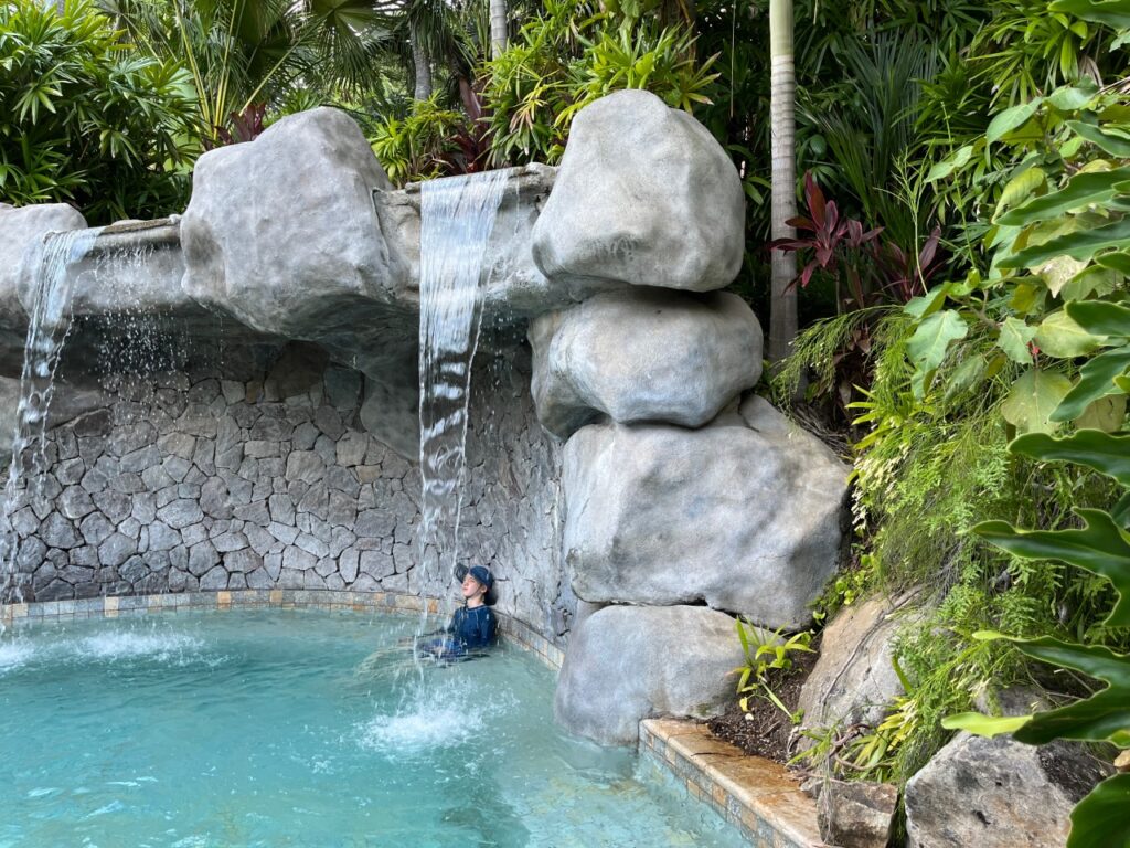 Hot Tub Jacuzzi with Waterfalls, Four Seasons Costa Rica