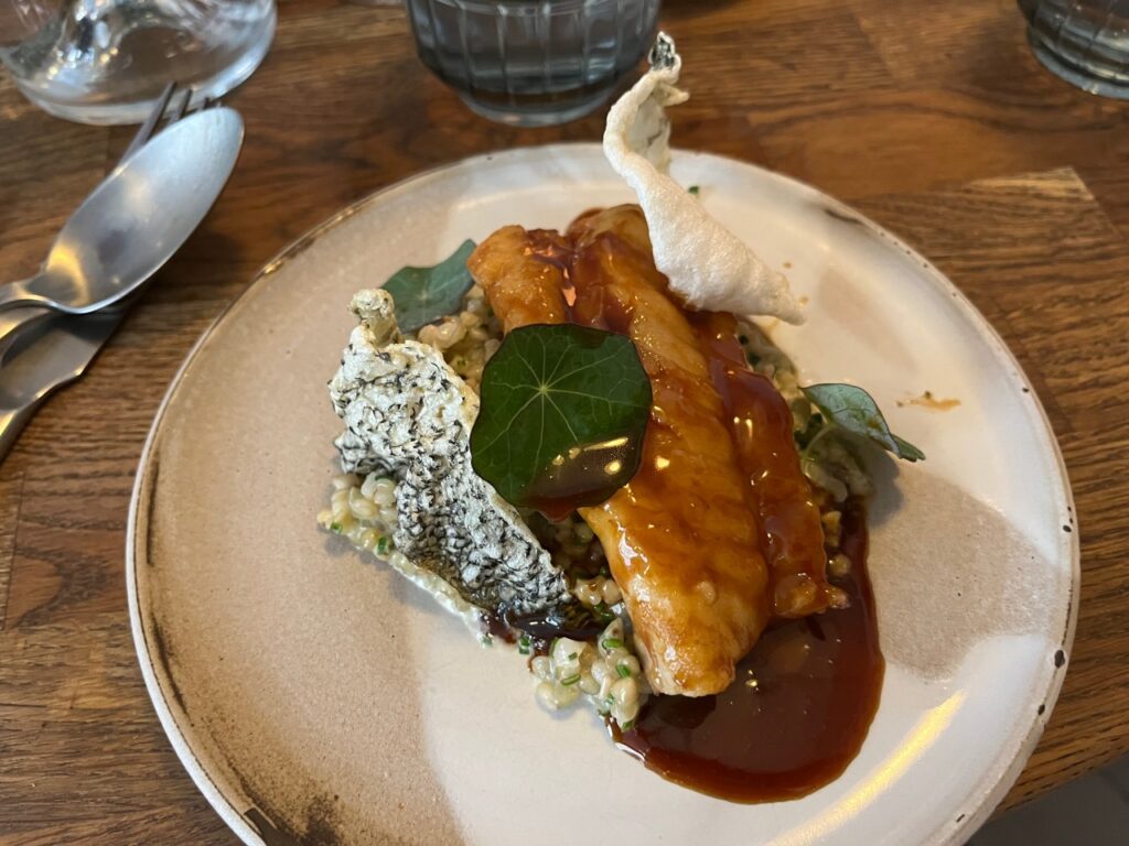 Ling Cod with Buckwheat "Risotto" at Ancestrale Copenhagen 
