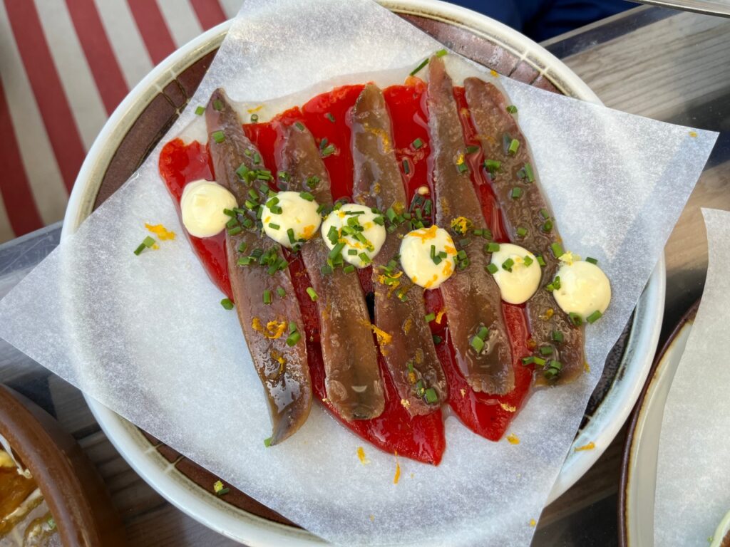 Anchovies with Red Pepper, Beat Cafe, Copenhagen