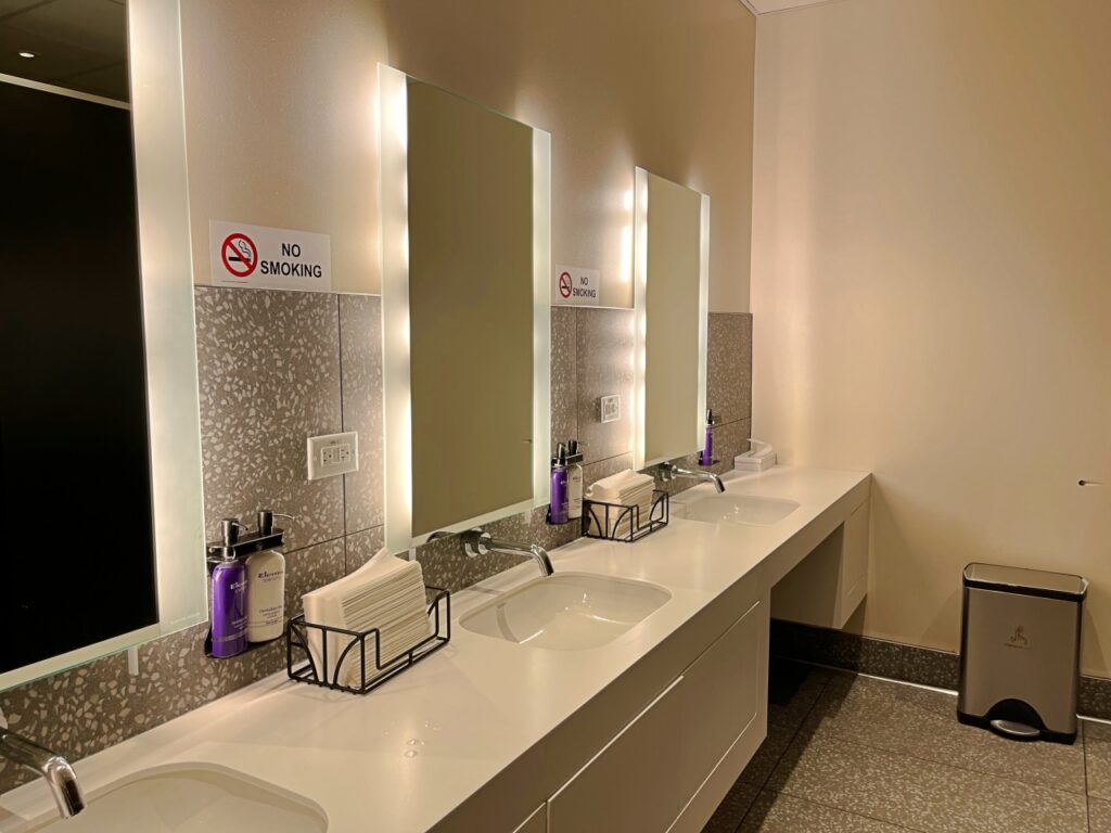 Women's Bathroom, British Airways Lounge SFO Airport