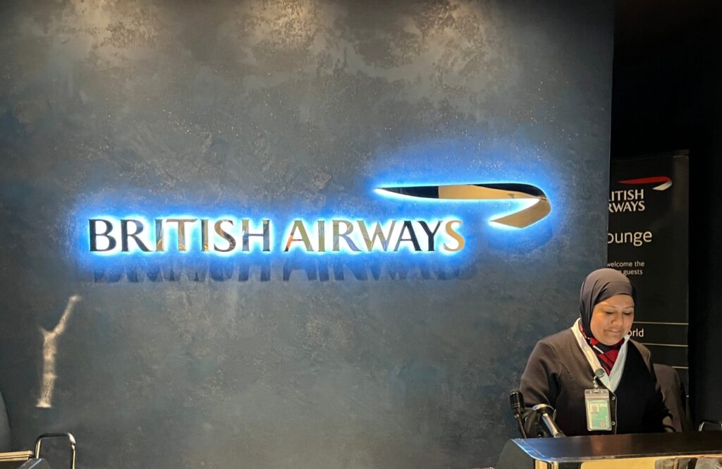 The British Airways Lounge SFO is located near Gate A5