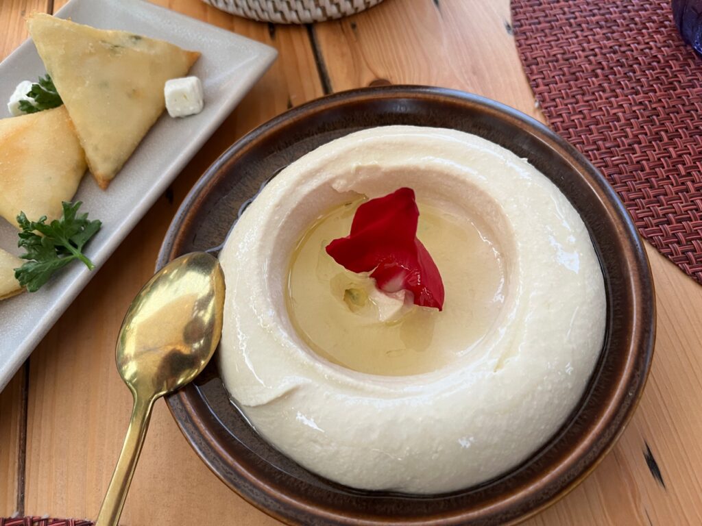 Hummus, Arabesque, Ritz-Carlton Maldives