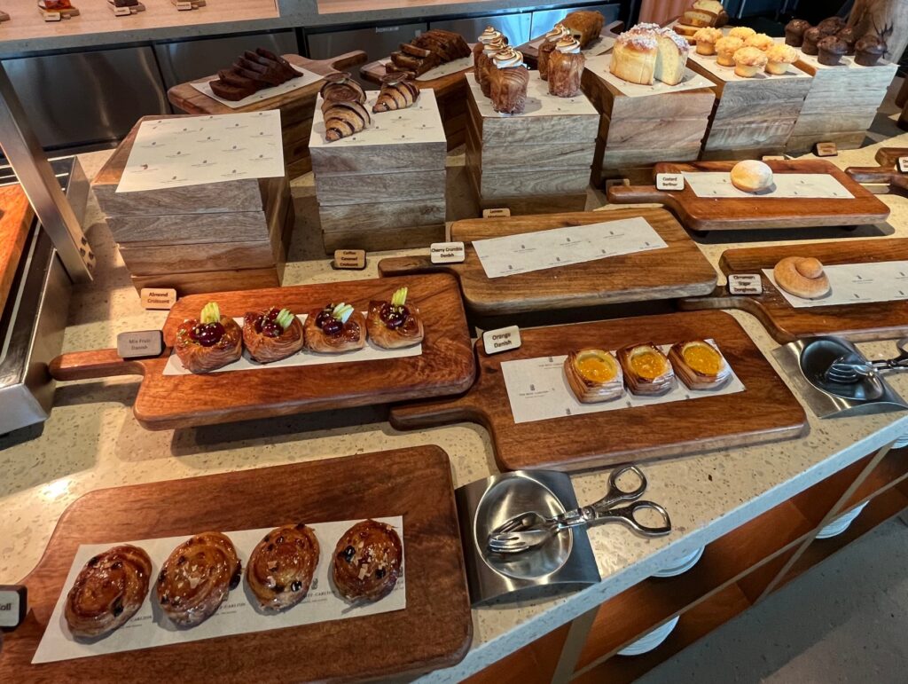 Breakfast Buffet Pastries at La Locanda, Ritz-Carlton Maldives