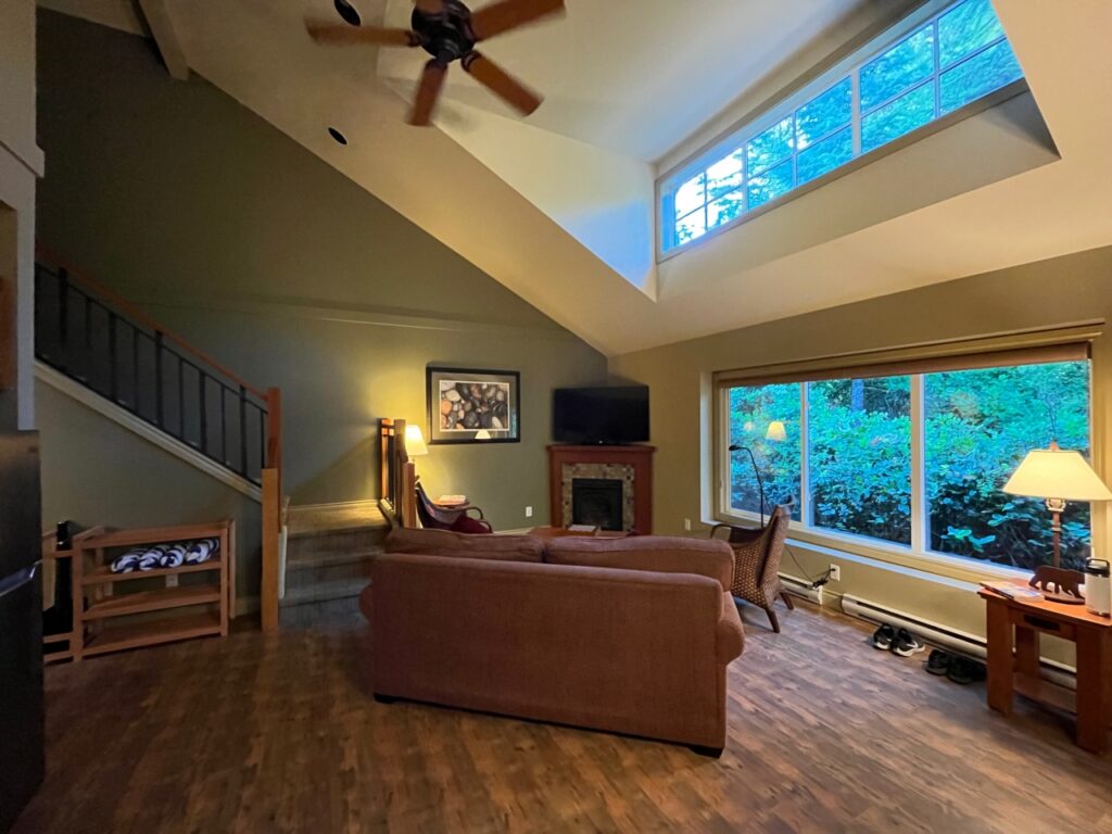 Rainforest Cottage Living Room, Long Beach Lodge Tofino