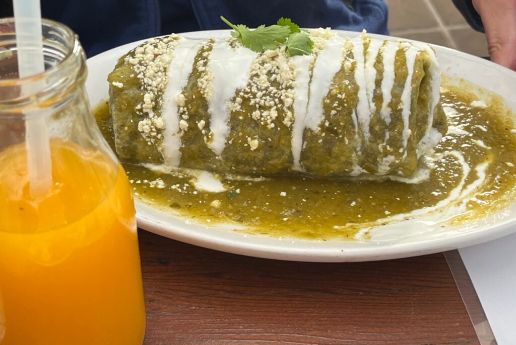 Breakfast Burrito, Sunflower Caffe Review