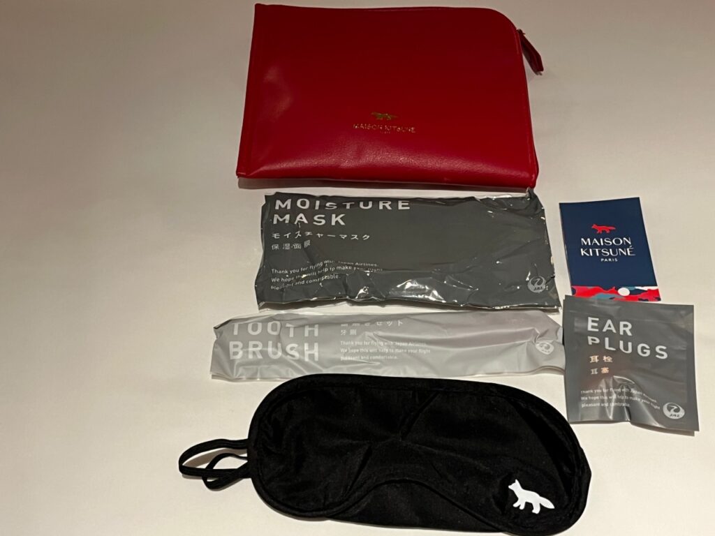 Japan Airlines 787-9 Business Class Amenity Kit