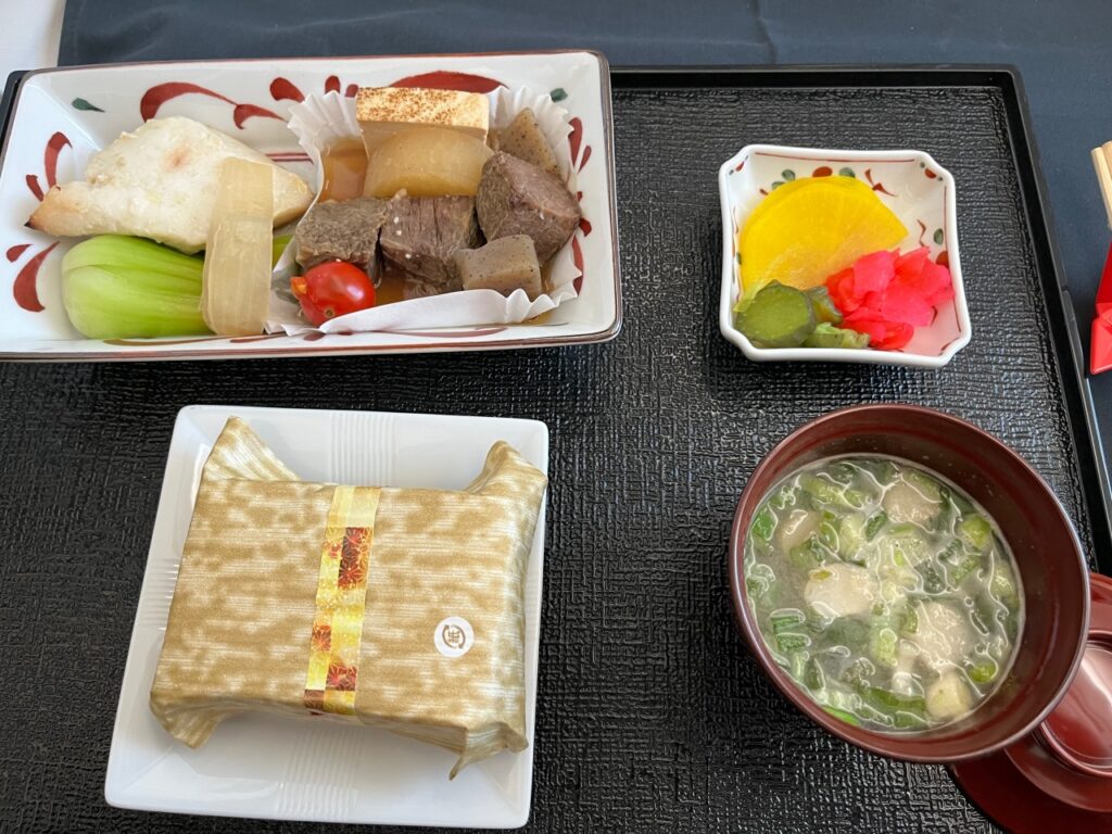 Japan Airlines 787-9 Business Class Japanese Meal