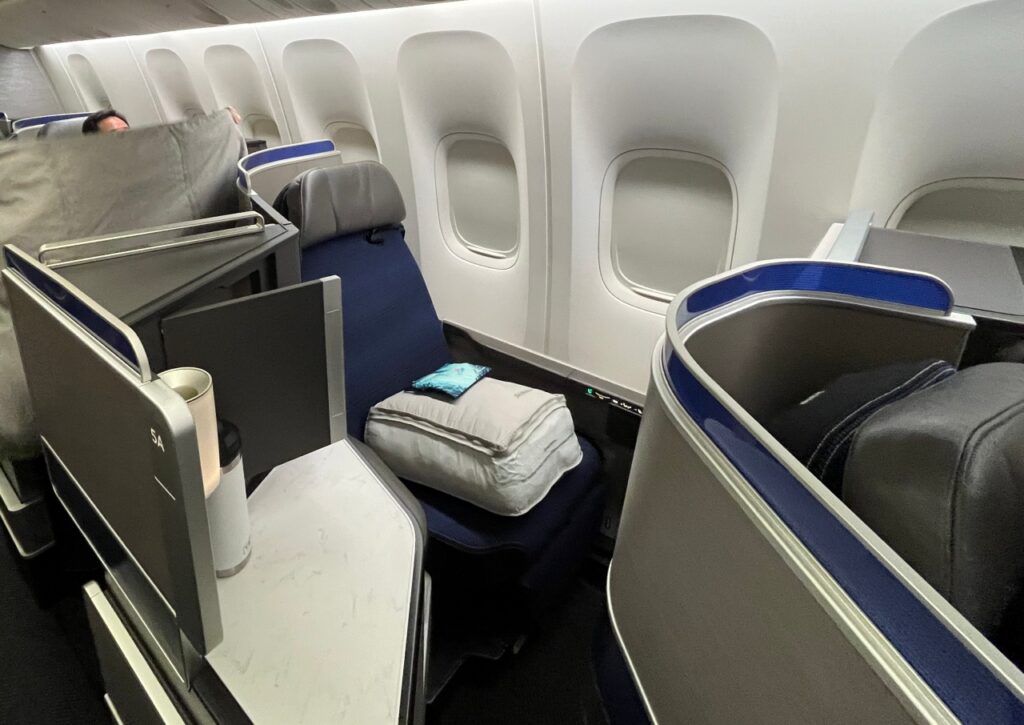 United Polaris Business Class Review, 777-300