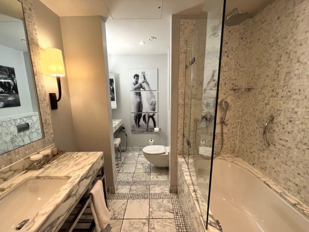 Marble Bathroom, The Balmoral Hotel Edinburgh Review