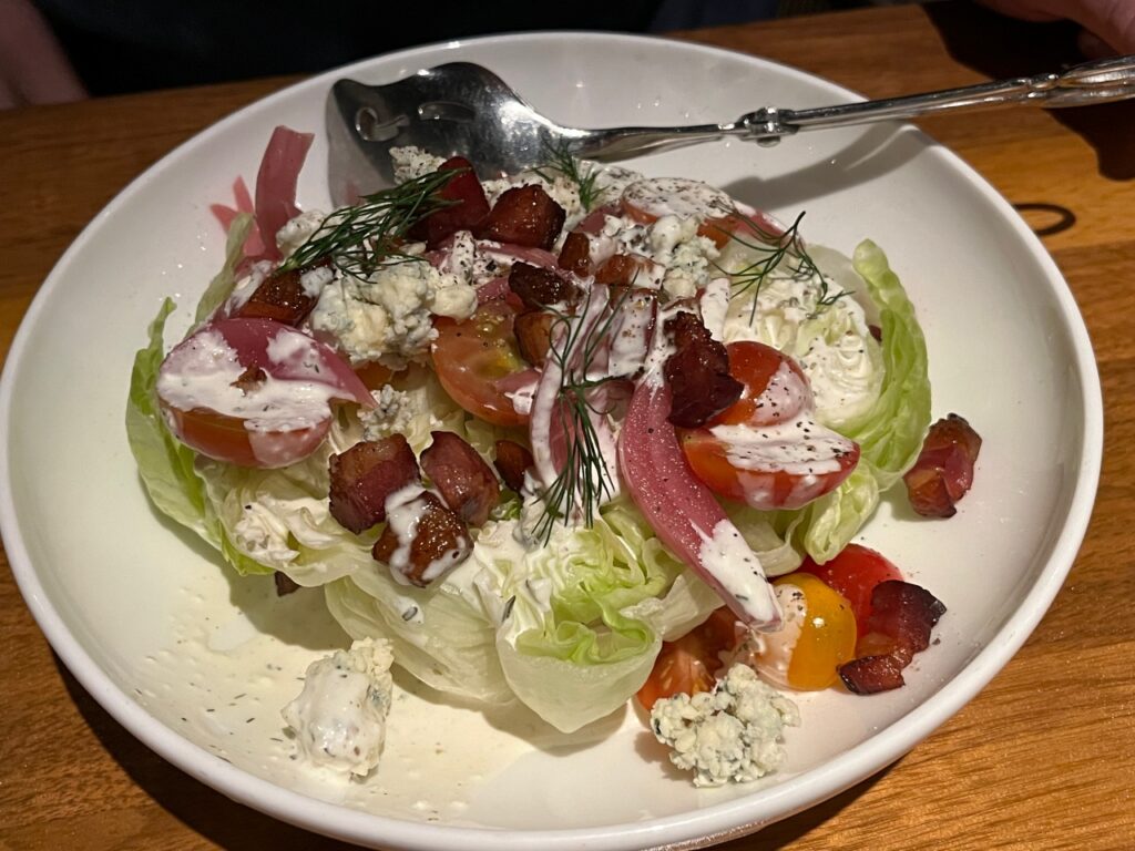 The Wedge Salad, Seasons Restaurant, Four Seasons Aviara