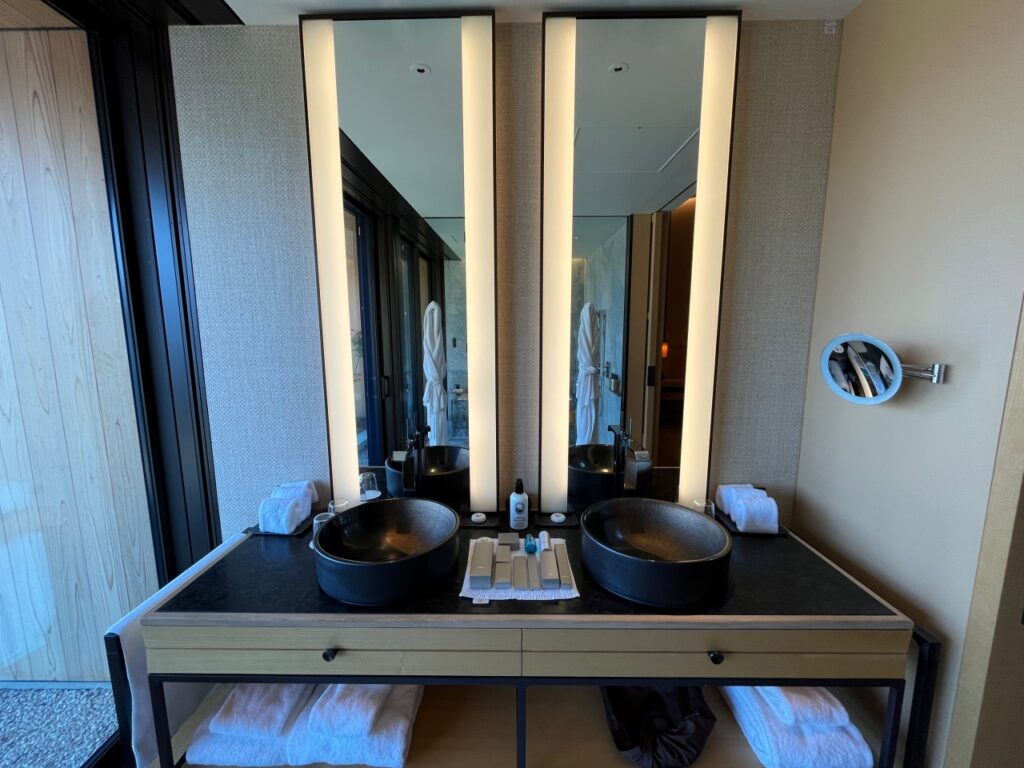Ritz-Carlton Nikko Lake View Suite Double Sinks