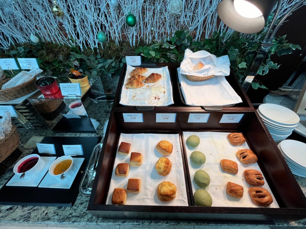 Tokyo Station Hotel Japanese Breakfast Buffet Pastries