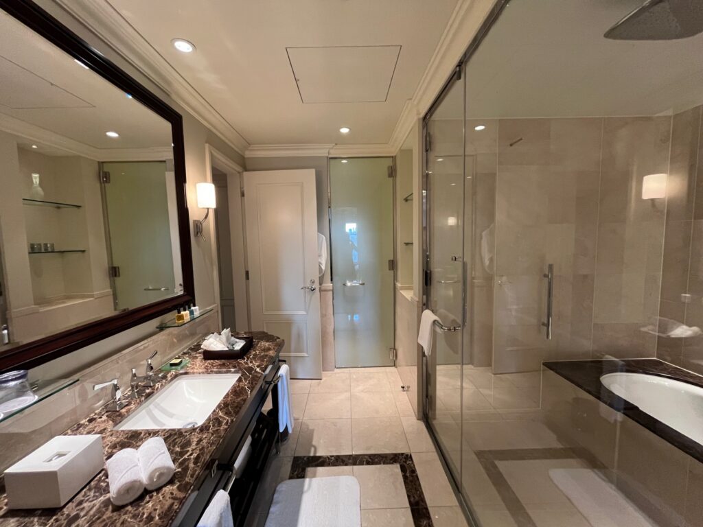 Palace View Premium Twin Room Bathroom, Tokyo Station Hotel Review