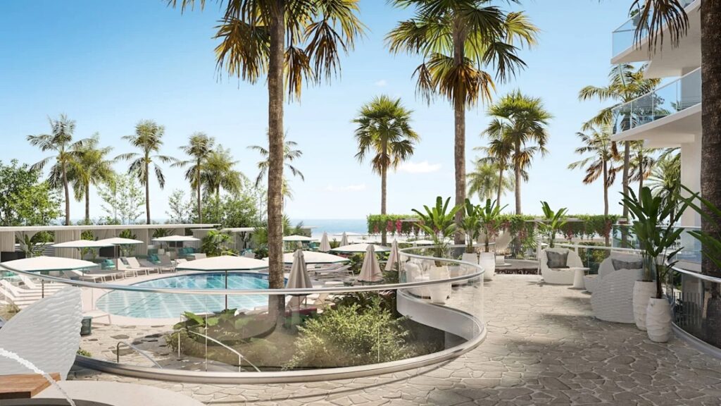 Andaz Miami Beach View of Renovated Pool