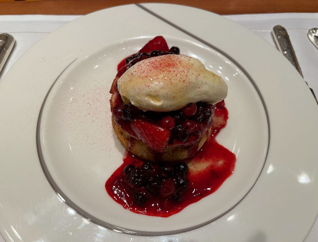 Souffle Pancake with Berries, The Peninsula Tokyo