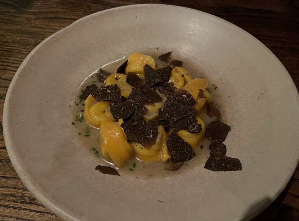Black Truffle Tortellini, Seven Hills, San Francisco Restaurant Review
