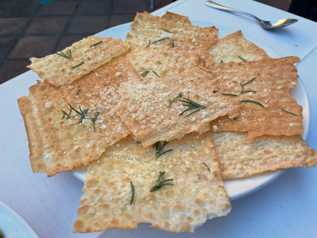 Flat Bread, La Ciccia Restaurant, San Francisco