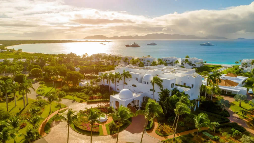 The Aurora Anguilla Resort has 5 pickleball courts