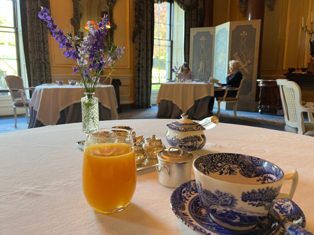 Ballyfin Breakfast: Freshly Squeezed Orange Juice