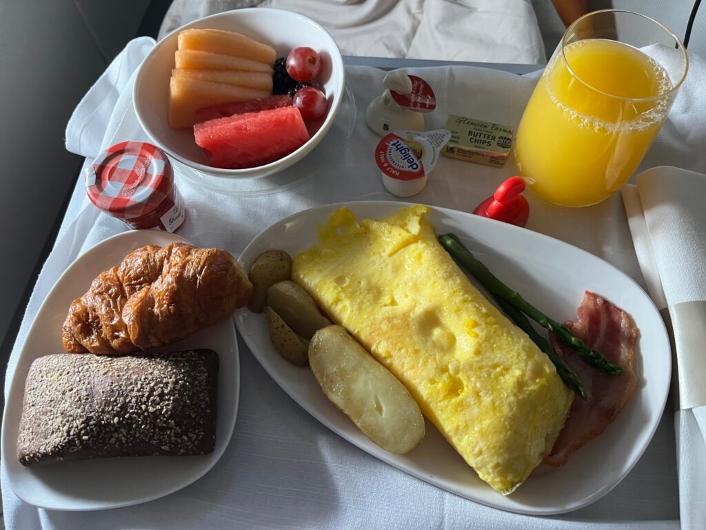  Iberia Business Class Breakfast