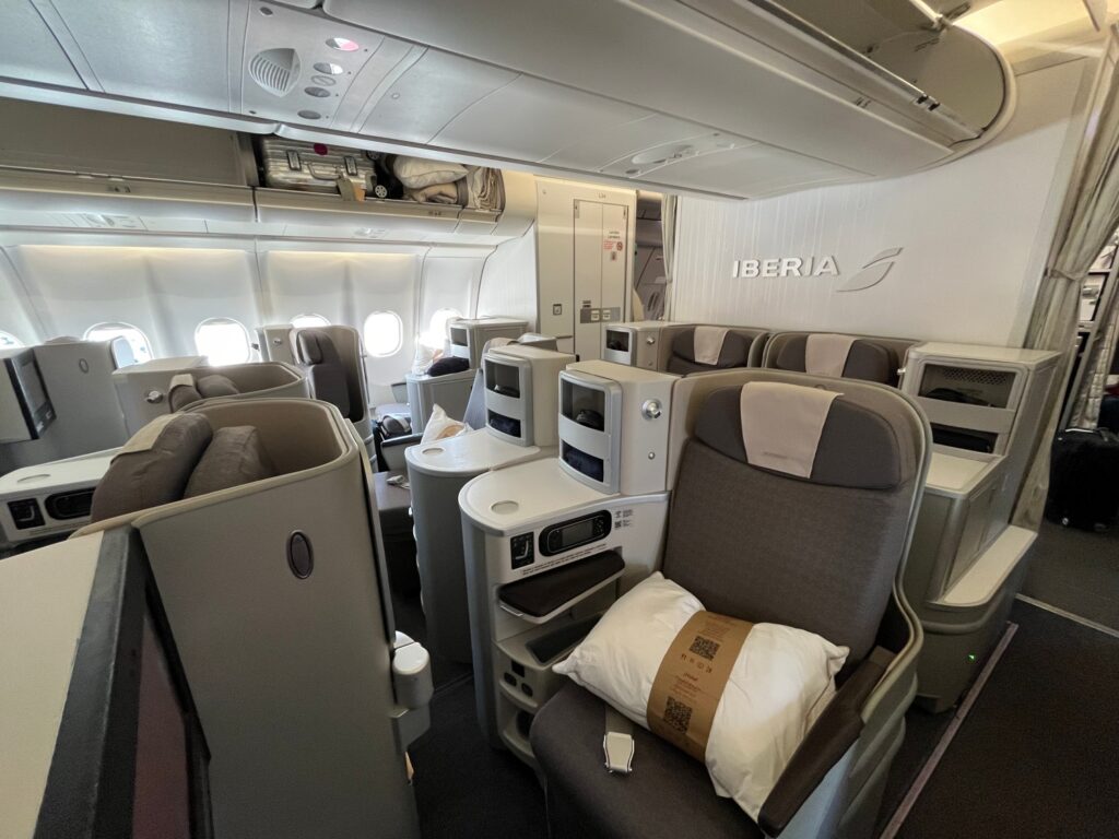 Iberia Business Class Cabin