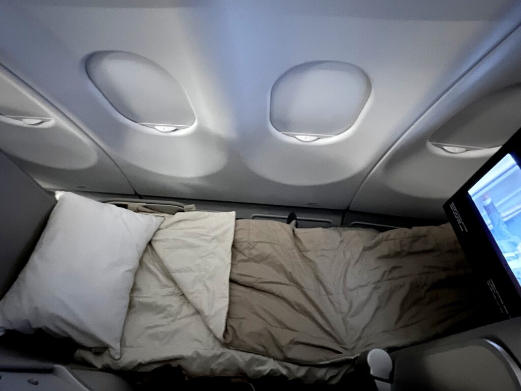Iberia Business Class Bed