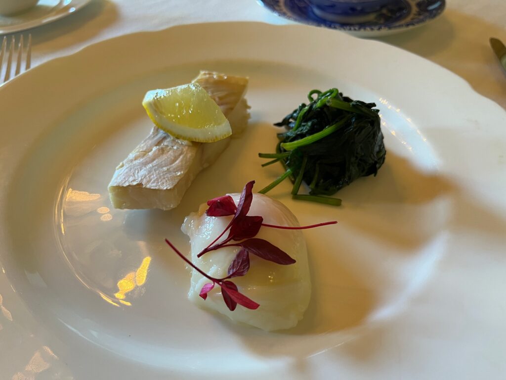 Smoked Haddock, Egg, Spinach, Ballyfin Breakfast