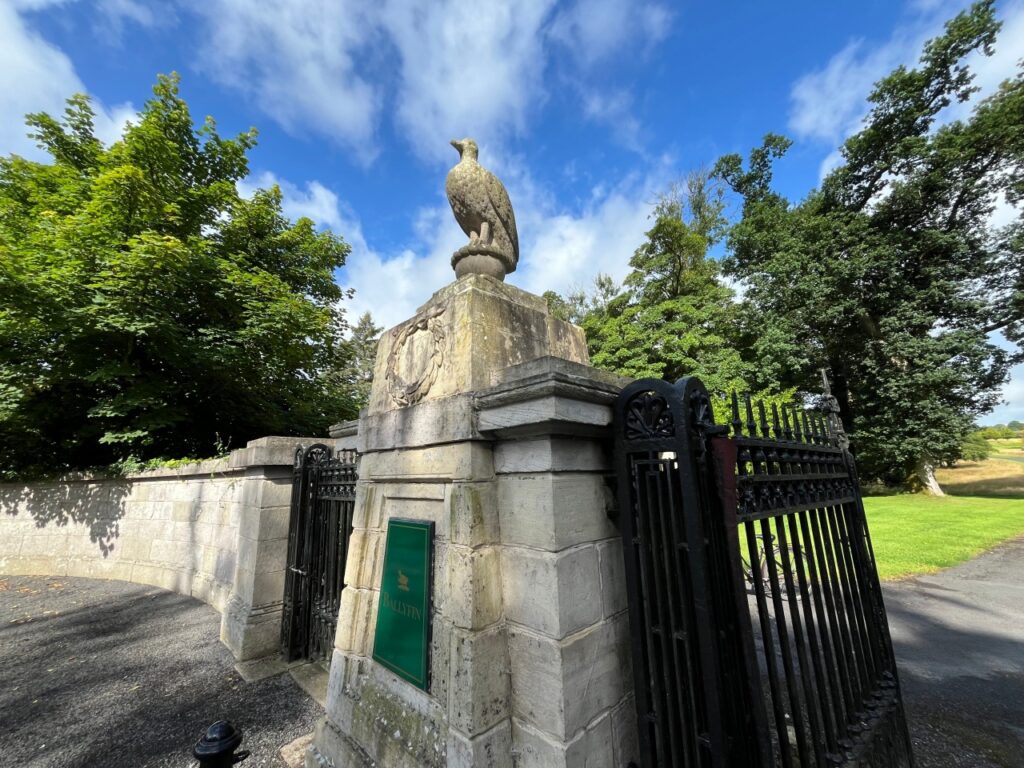 Entrance to Ballyfin Estate, Ireland