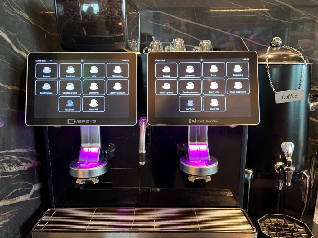 Coffee, Chase Sapphire Lounge Boston Review