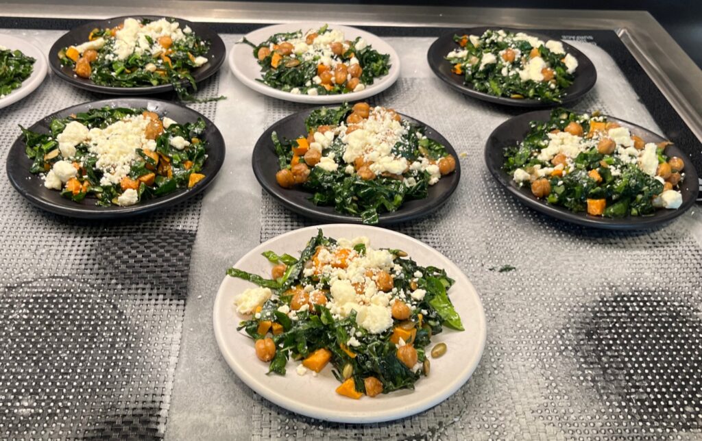 Kale Salad, Chase Sapphire Lounge Boston Review