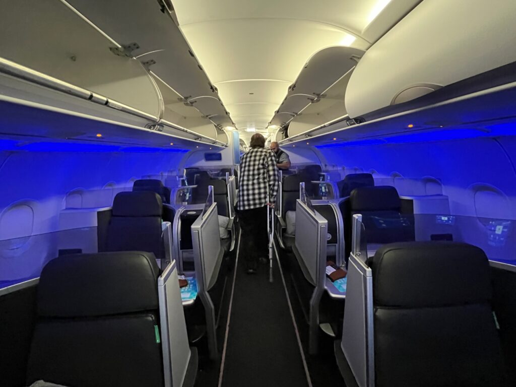 JetBlue Mint Business Class Cabin, A321