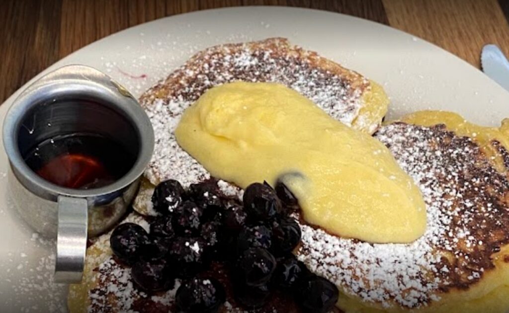 Lemon Ricotta Pancakes, Plow Restaurant, San Francisco