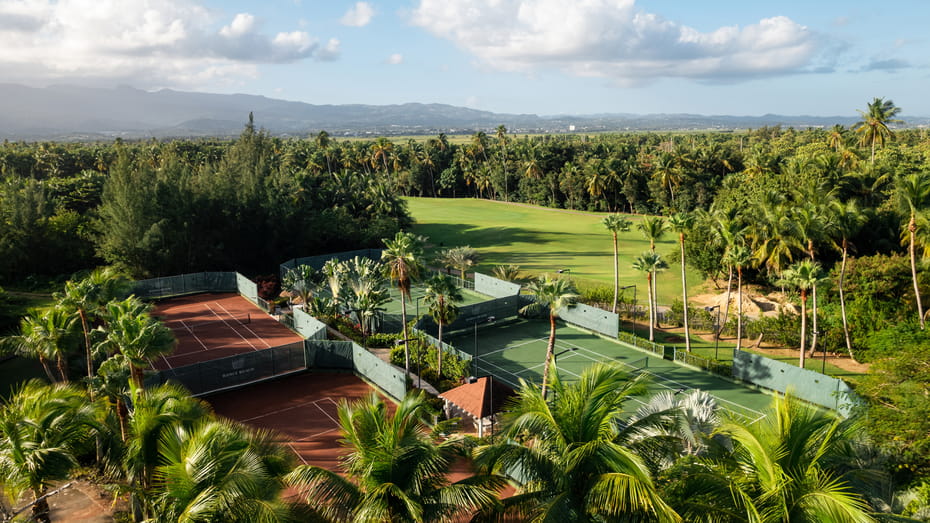 Tennis courts, Four Seasons Puerto Rico