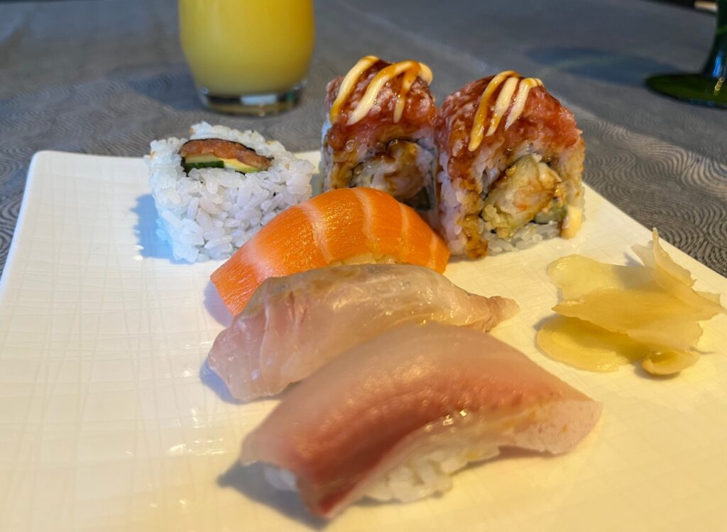Sushi, Restaurant ANZU brunch review, San Francisco