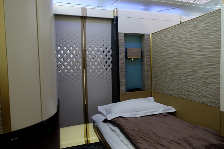 Etihad First Apartment Suite Doors