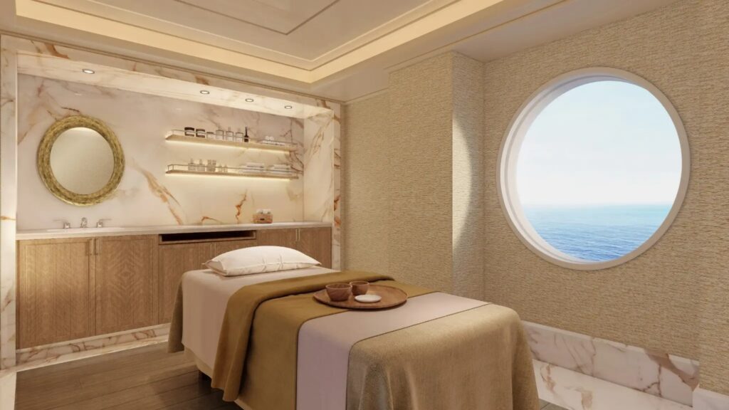 Spa Treatment Room, Four Seasons Yacht