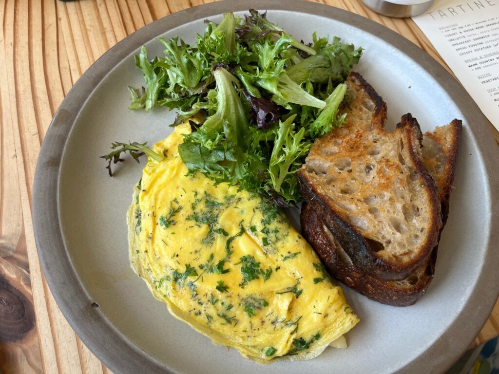 Omelet, Tartine Manufactory Review