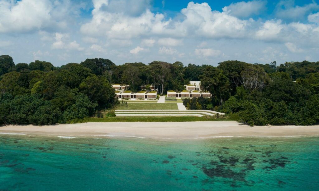 Beach at Mandarin Oriental Desaru Coast, Malaysia