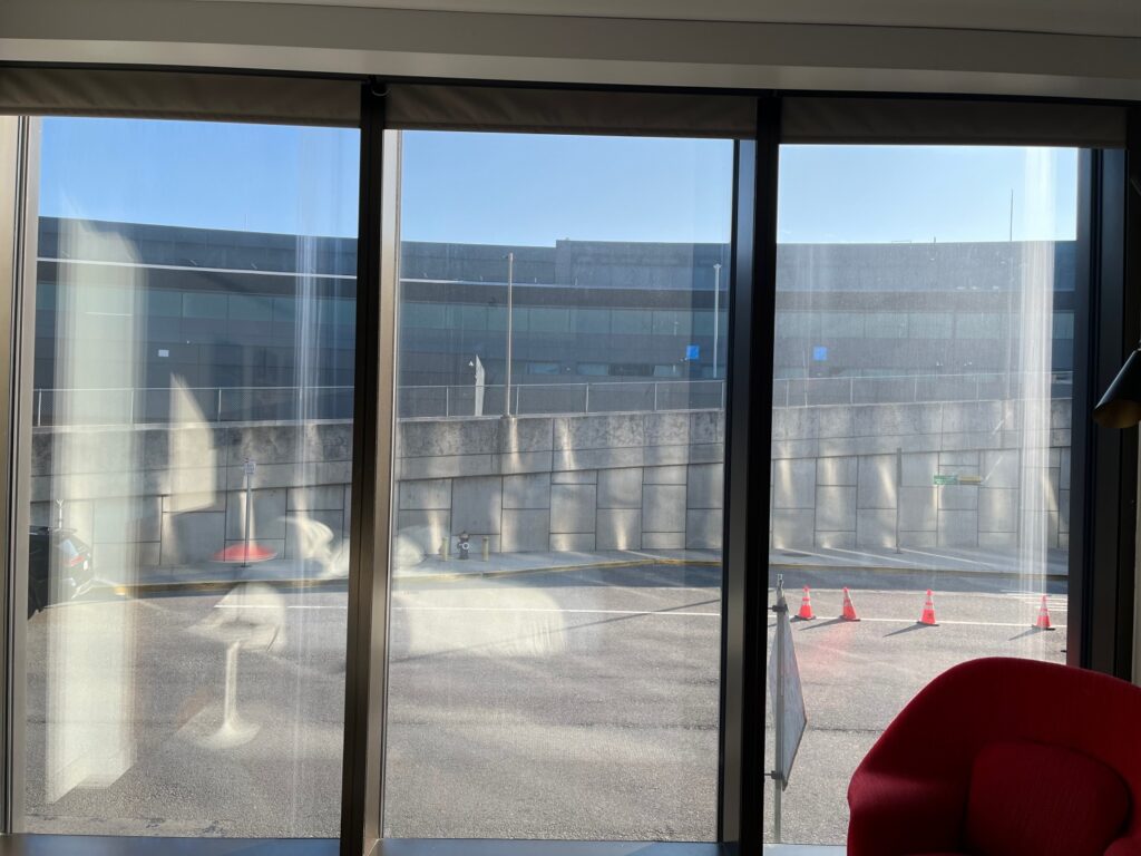 View from Deluxe Room, TWA Hotel JFK Review