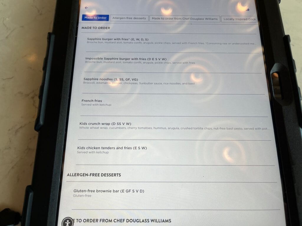 iPad, Sapphire Lounge Boston Review