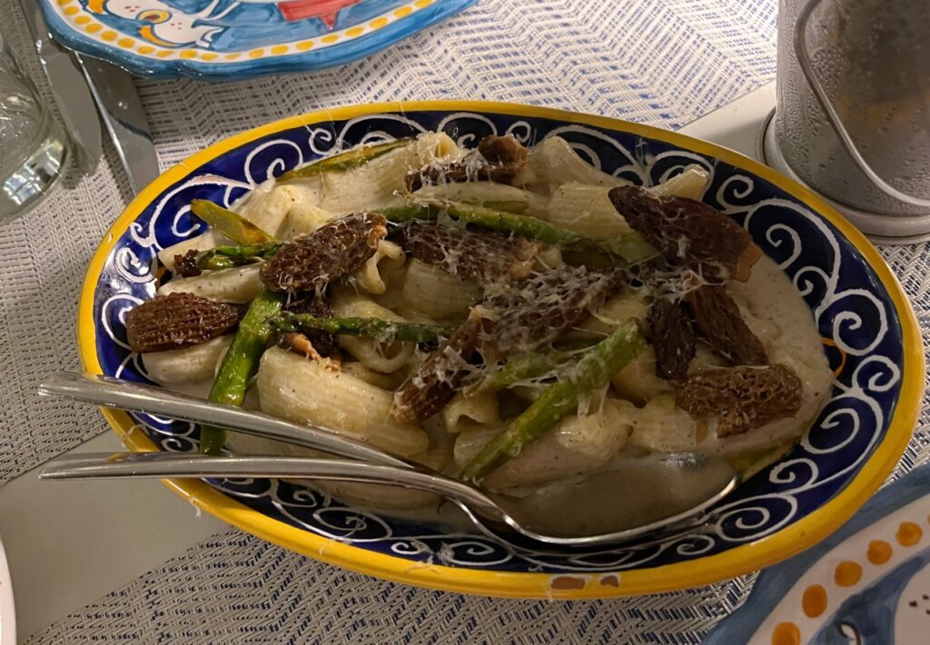 Pasta with Morel Mushrooms, Vita Restaurant Review, Rock House, Turks and Caicos