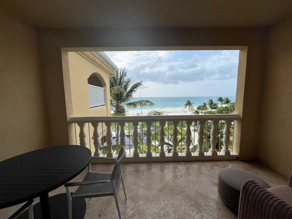 Villas Junior Suite Balcony, Grace Bay Club Review, Turks and Caicos