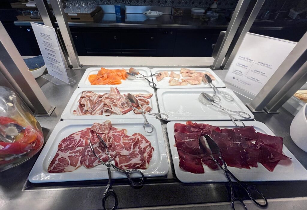 Breakfast Buffet Cold Cuts, Hyatt Regency Zurich Airport The Circle Review