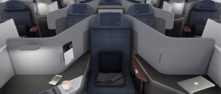 Flat Bed Business Class to Europe from 60K Miles