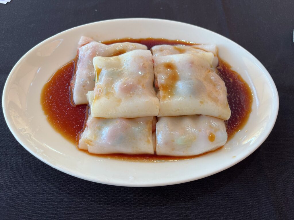 BBQ Pork Rice Noodle Rolls, Harborview Dim Sum Review, San Francisco