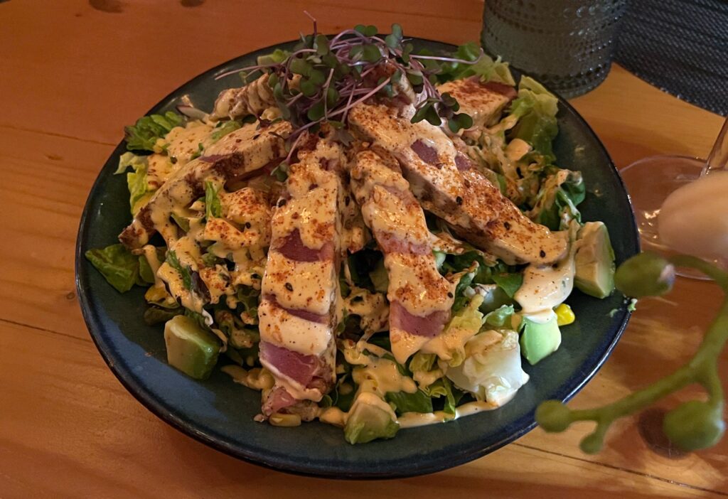 Tuna Tataki Salad, Sui-Ren Restaurant, Shore Club, Turks and Caicos