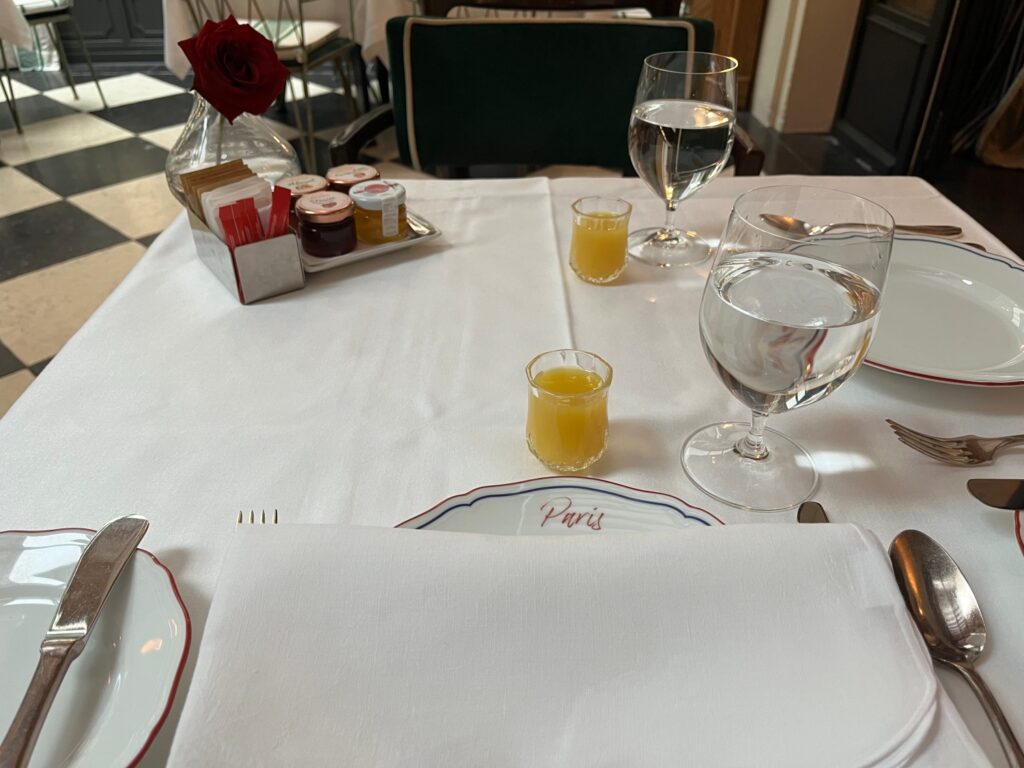 Casa Tua Breakfast Table Setting, JK Place Paris