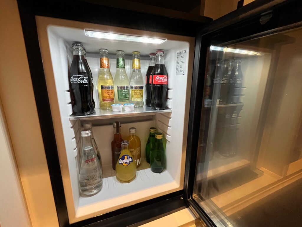 Complimentary Soft Drink Mini Bar, JK Place Paris Review